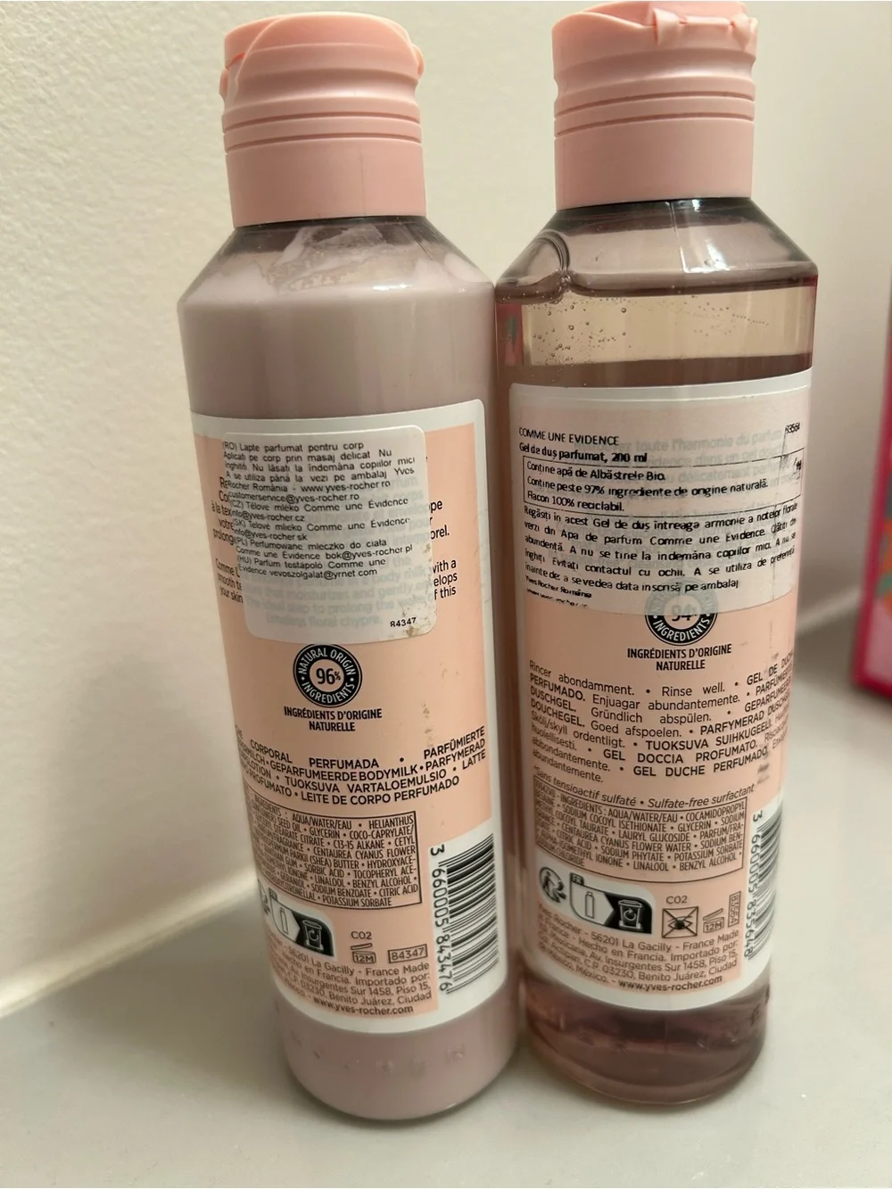 Yves Rocher Comme une Evidence Set - Pale Pink New Set